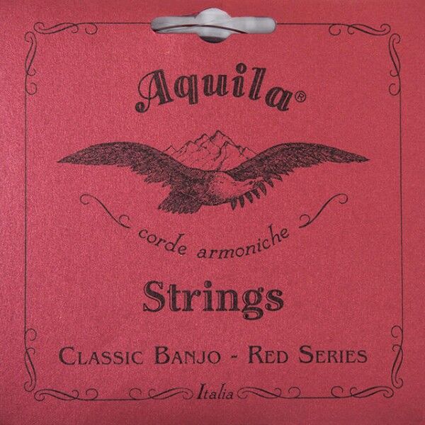 Aquila 12B - Red Series, Old Style Banjo String Set - 5-String, DCGCG Tuning, Medium Tension