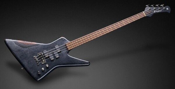 Warwick Custom Shop Stryker, 4-String - Aged Solid Black High Polish - 18-3910