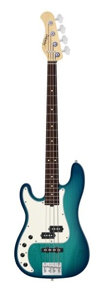 Sadowsky MetroLine 21-Fret Hybrid P/J Bass, Red Alder Body, Morado Fingerboard, 4-String, Lefthand - Bora Blue Burst Transparent Satin