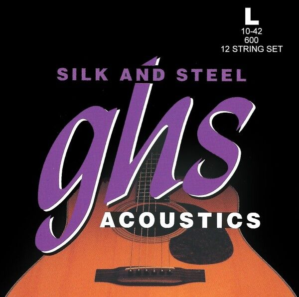 GHS Silk and Steel Acoustic Guitar String Sets