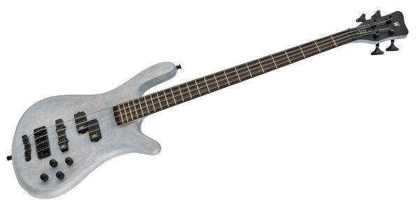 Warwick Teambuilt Pro Series Streamer Stage I, 4-String - White Transparent Satin