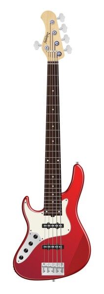 Sadowsky MetroLine 24-Fret Vintage J/J Bass, Red Alder Body, Lefthand, 5-String