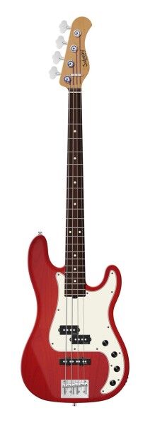 Sadowsky MasterBuilt 21-Fret Hybrid P/J Bass, Red Alder Body, Morado Fingerboard, 4-String - Burgundy Red Transparent Satin