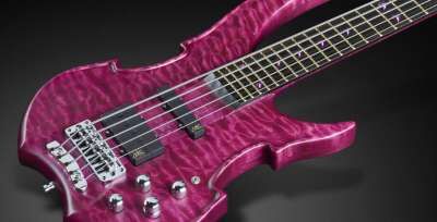 Warwick Custom Shop Vampyre NT, 5-String - French Violet Transparent Satin  - 16-3197