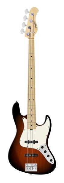 Sadowsky MetroLine 22-Fret Will Lee Artist Line Bass, Swamp Ash Body, Maple Fingerboard, 4-String - Almond Sunburst Transparent Satin