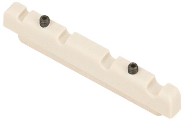 Sadowsky Parts Just-A-Nut III, 4-String, 38.5 mm (1.50") - White Tedur