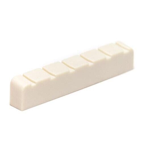 TUSQ LQ-6220-10 - Classical Guitar Nut, Flat, Slotted, 2 long - Luthier's Pack, 10 pcs.