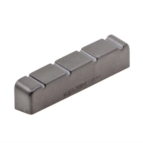 Black TUSQ XL PT-1240-00 - Slotted Bass Nut, 4-String (39.92 x 6.06 mm) - Electric, Flat