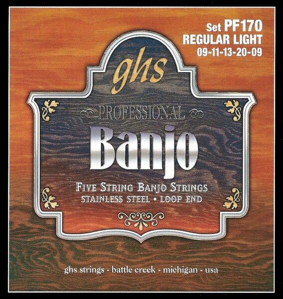 GHS Stainless Steel 5-String Banjo Sets