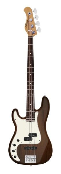 Sadowsky MasterBuilt 21-Fret Hybrid P/J Bass, Red Alder Body, Morado Fingerboard, 4-String, Lefthand - Antique Tobacco Transparent Satin