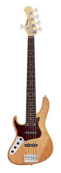 Sadowsky MetroLine 24-Fret Vintage J/J Bass, Red Alder Body, Morado Fingerboard, 5-String, Lefthand - Natural Transparent Satin