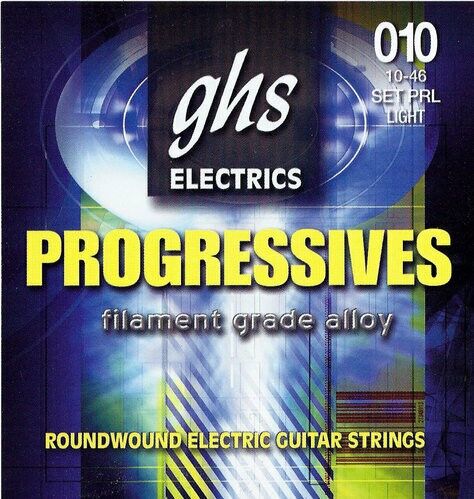 GHS Progessives Roundwound Electric Guitar String Sets