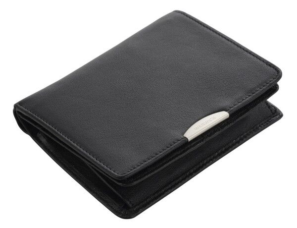 Warwick Traveling Wear - Genuine Leather Wallet ('Atropos', 2-Piece) - Black