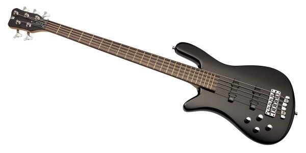 Warwick RockBass Streamer LX, Lefthand, 5-String - Solid Black High Polish