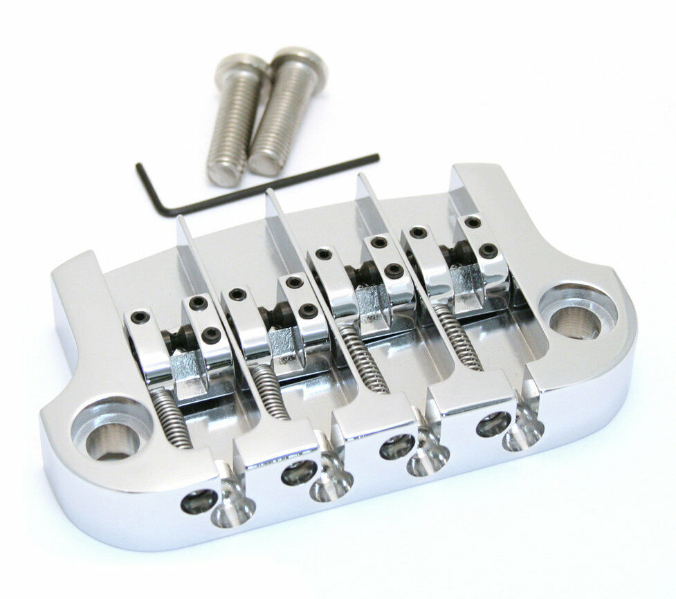 Hipshot Super Tone Bass Bridge - Chrome