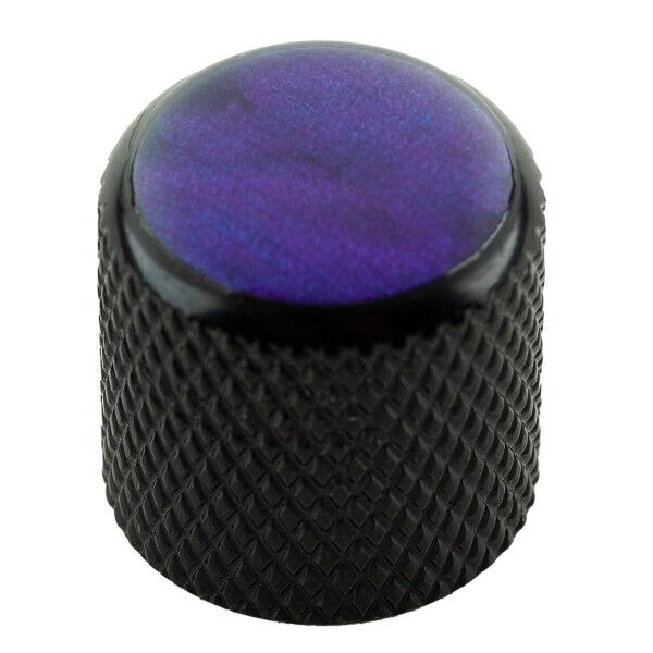 Framus & Warwick - Potentiometer Dome Knobs, Purple Perloid Cap