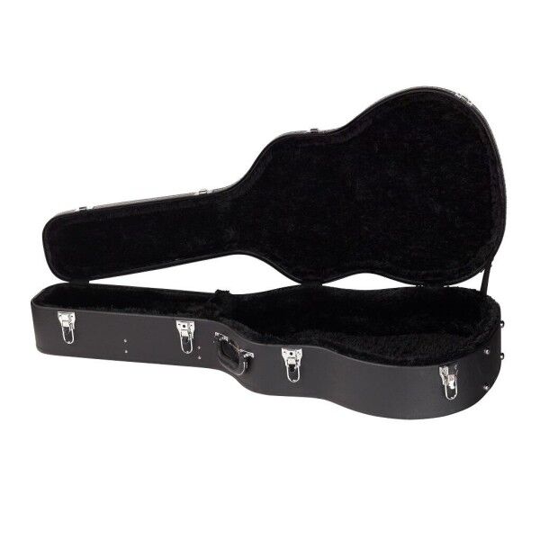 RockCase - Deluxe Line - Acoustic Guitar Hardshell Case - Black Tolex