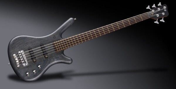 Warwick Teambuilt Pro Series Corvette Ash, 5-String - Nirvana Black Transparent Satin