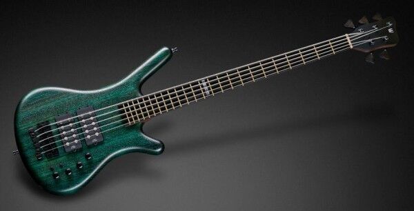 Warwick Custom Shop Corvette $$, 5-String - Petrol Green Transparent Satin - 18-3821