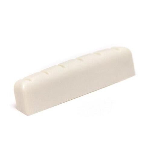 TUSQ LQ-M644-10 - M- Style Nut, Angled Bottom, Slotted, 1 3/4" long - Luthier's Pack, 10 pcs.