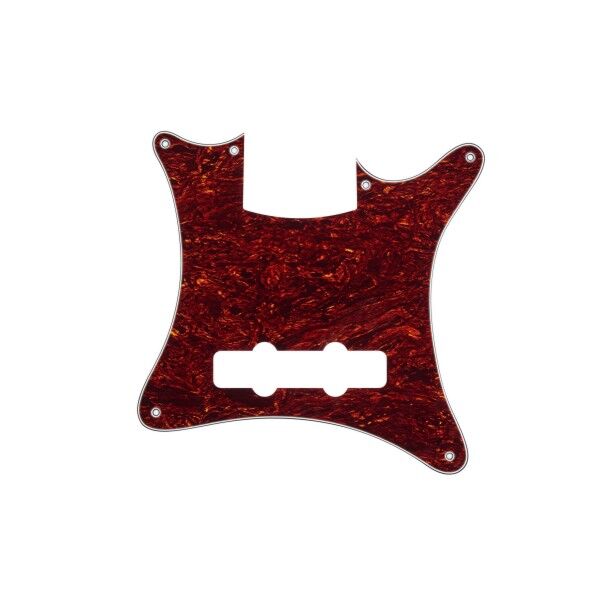 Warwick Parts - Pickguard for Warwick Streamer CV, 4-String- Tortoise
