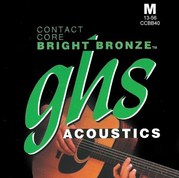 GHS Contact Core Bright Bronze Acoustic Guitar String Sets