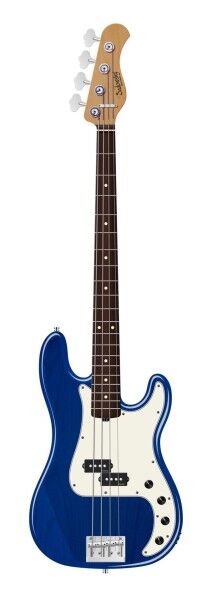 Sadowsky MasterBuilt 20-Fret Ultra Vintage P Bass, Red Alder Body, Morado Fingerboard, 4-String - Ocean Blue Transparent High Polish