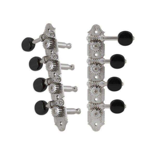 Grover 409 Series - Professional Mandolin Machines - Mandolin Machine Heads, Standard 4 + 4, for "F"-Style Mandolins