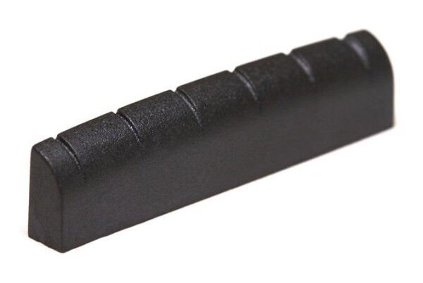 Black TUSQ XL PT-6115-00 - Slotted Guitar Nut - Acoustic / Electric, Rounded, Flat
