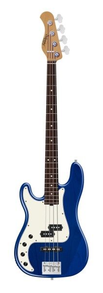 Sadowsky MasterBuilt 21-Fret Hybrid P/J Bass, Red Alder Body, Morado Fingerboard, 4-String, Lefthand - Ocean Blue Transparent High Polish