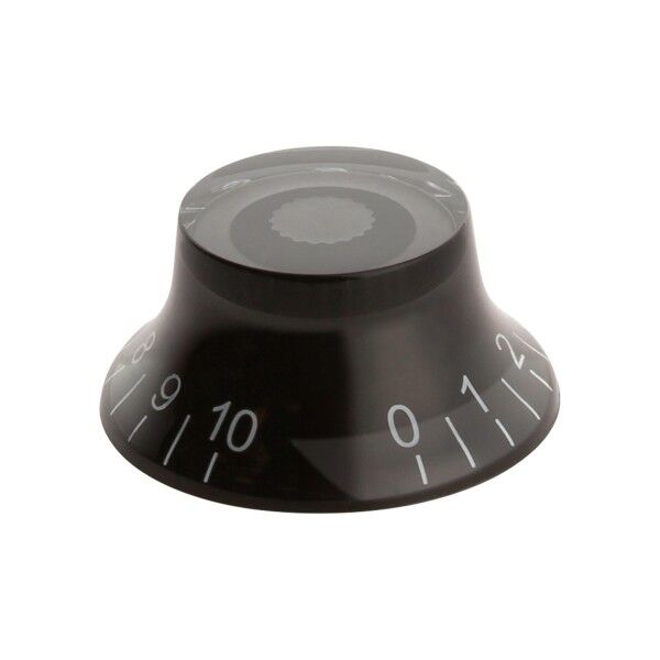 Framus & Warwick Parts - Vintage LP Style Potentiometer Knob - Black / White, 2pcs.