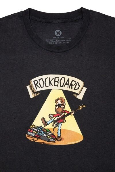 RockBoard - Cartoon T-Shirt, black