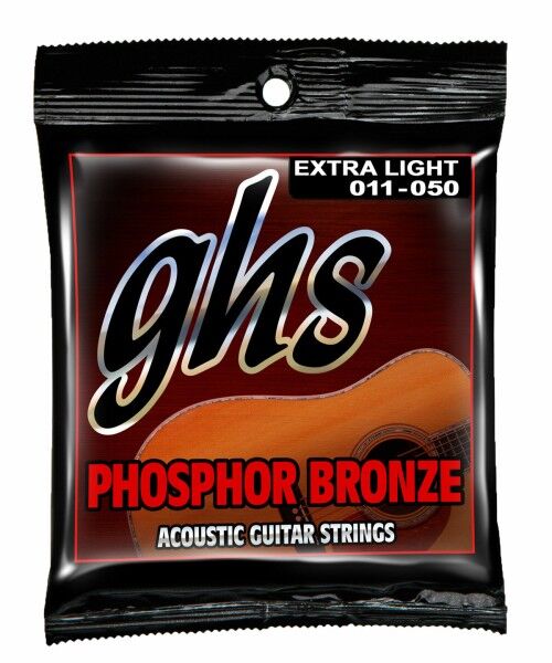 GHS Phosphor Bronze Acoustic Guitar String Sets