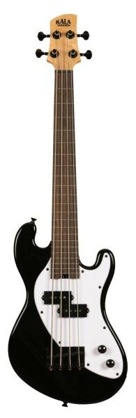 U-Bass Solid Body 4-String, Jet Black, Fretless, with Bag