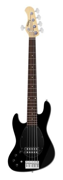 Sadowsky MetroLine 21-Fret Vintage M Bass, Red Alder Body, Morado Fingerboard, 5-String, Lefthand - Solid Black Satin