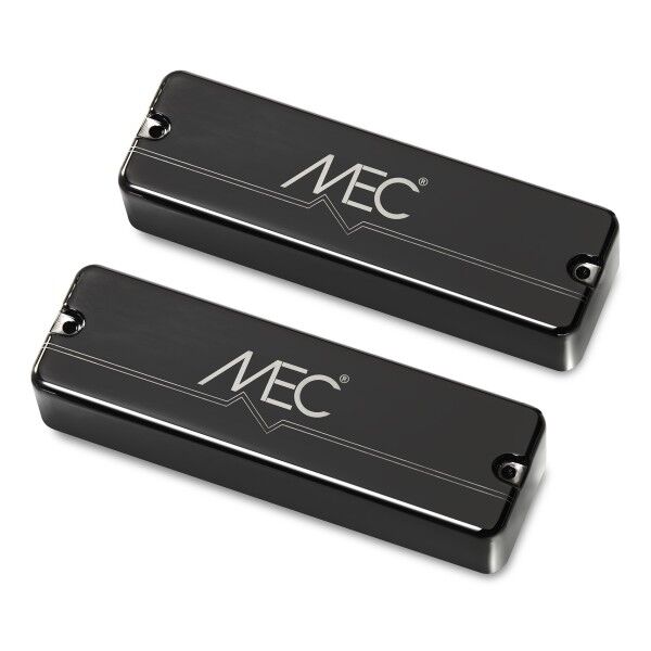 MEC Active Soapbar Humbucker Bass Pickup Set, Metal Cover, 5-String