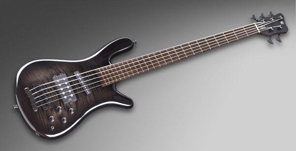 Warwick Masterbuilt Streamer Jazzman, 5-String - Nirvana Blackburst Transparent High Polish