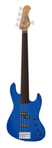 Sadowsky MasterBuilt 21-Fret Verdine White Artist Line, Swamp Ash Body, 5-String, Fretless