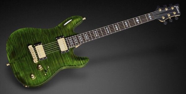 Framus Custom Shop Diablo Supreme - Emeraude Green Transparent High Polish - 17-3714