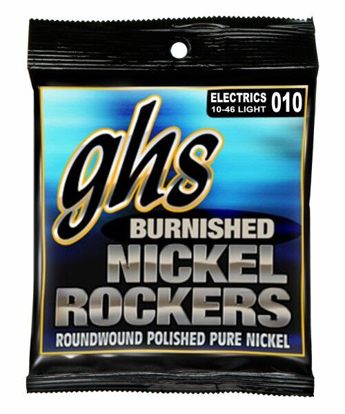 GHS Burnished Nickel Rockers Electric Guitar String Sets