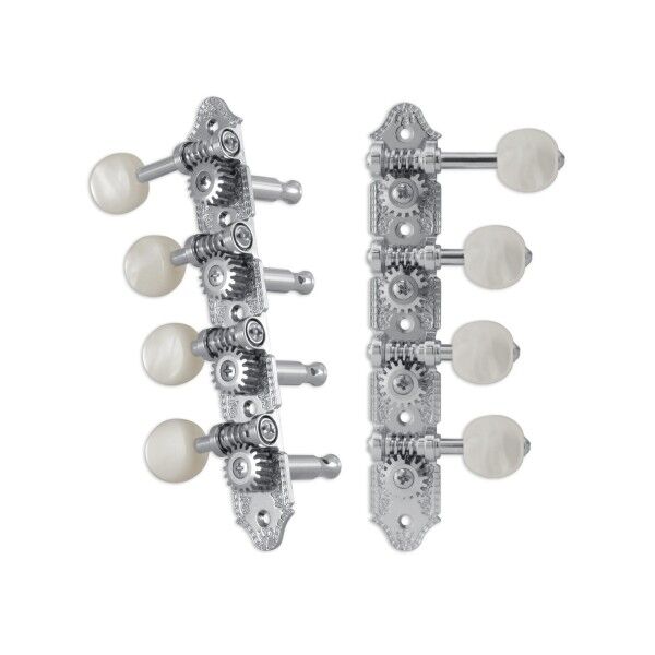 Grover 409 Series - Professional Mandolin Machines - Mandolin Machine Heads, Standard 4 + 4, for "F"-Style Mandolins