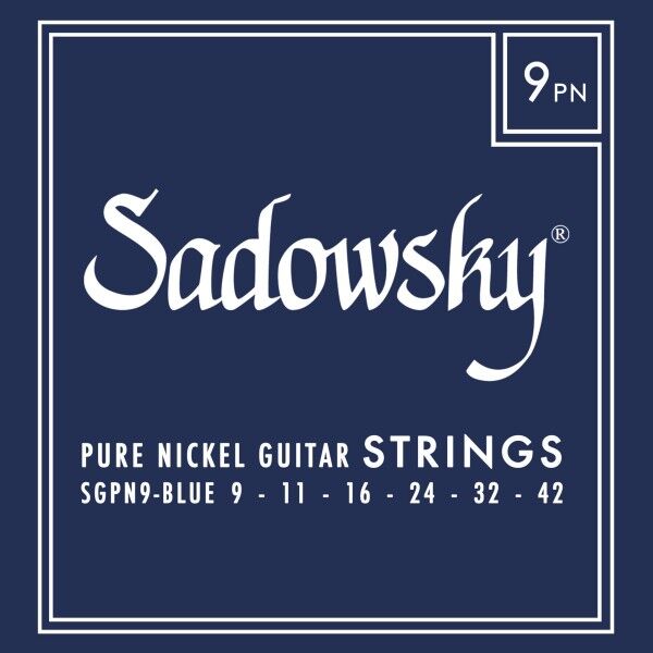 Sadowsky Blue Label Guitar String Set, Pure Nickel