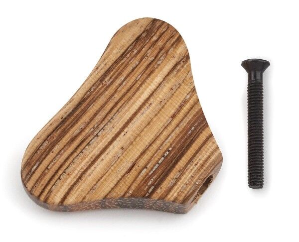 Warwick Parts - Wooden Peg for Warwick Machine Heads - Zebrawood (with Screw)