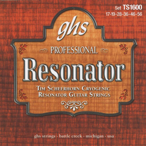 GHS Professional - Tim Scheerhorn Signature, Resonator String Set, .017-.056