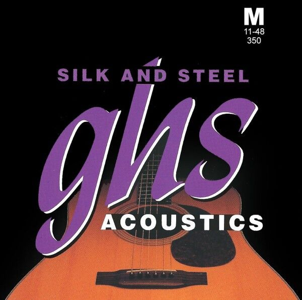 GHS Silk and Steel Acoustic Guitar String Sets