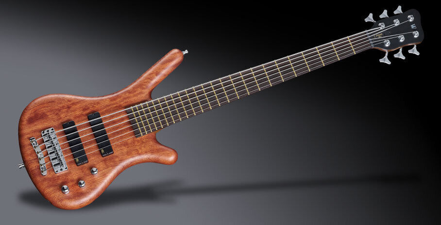 Warwick Teambuilt Pro Series Corvette Bubinga, 6-String - Natural  Transparent Satin