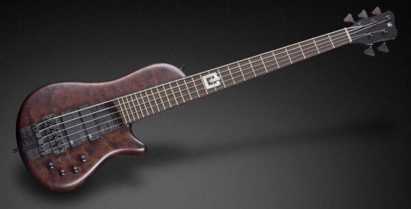 Warwick Custom Shop Thumb Singlecut, 5-String - Nirvana Black Transparent Satin - 16-3097