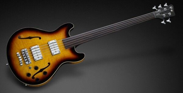 Warwick Teambuilt Pro Series Star Bass, 5-String - Vintage Sunburst Transparent High Polish