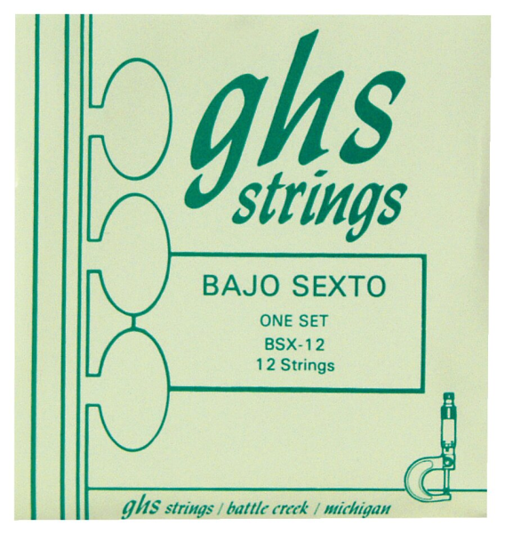 GHS Stainless Steel Roundwound Bajo Sexto String Sets