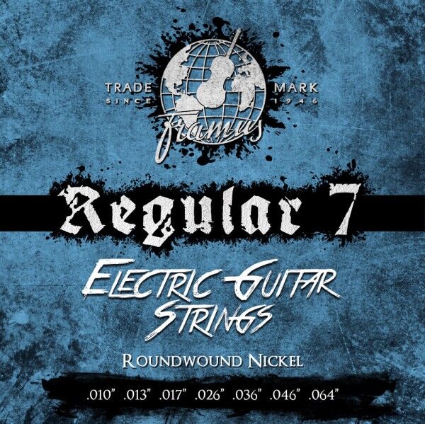 Framus Blue Label Electric Guitar String Sets, Nickel-Plated Steel - 7-String